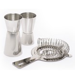 Starfrit Starfrit Jiggers and Cocktail Strainer Set