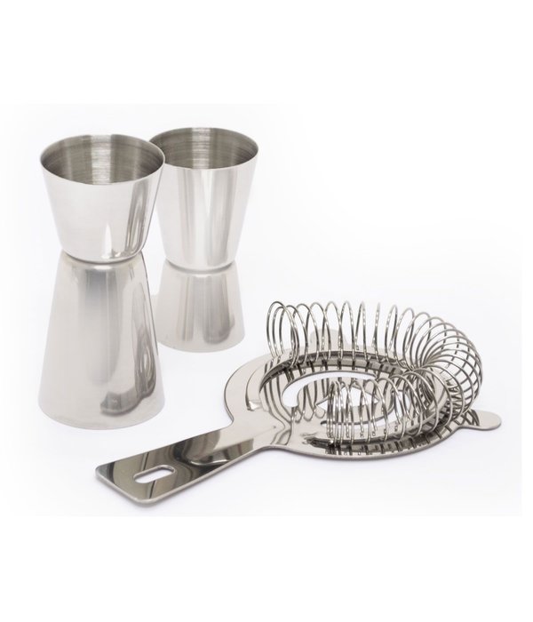 Starfrit Starfrit Jiggers and Cocktail Strainer Set