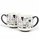 BIA Paws Café Cat Mugs, Set of 2