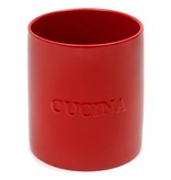 Cucina Utensil Holder Red