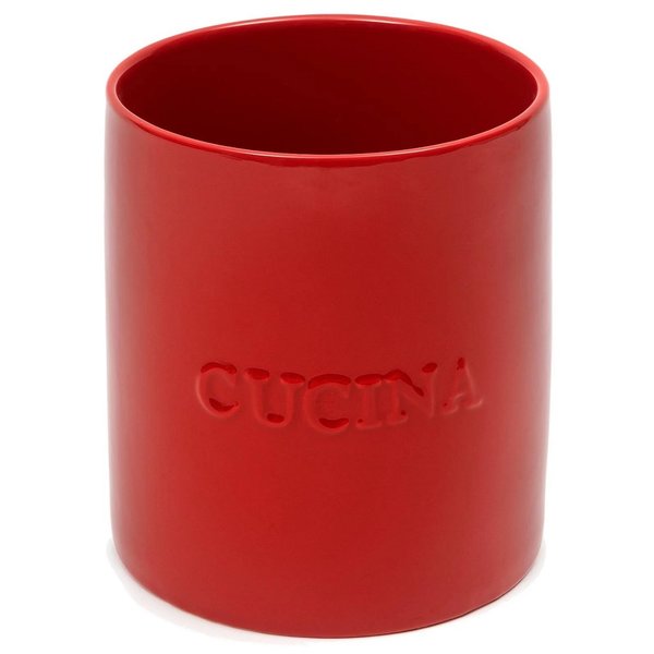 Cucina Utensil Holder Red