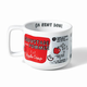 Tasse avec recette de croustade aux pommes de Ricardo