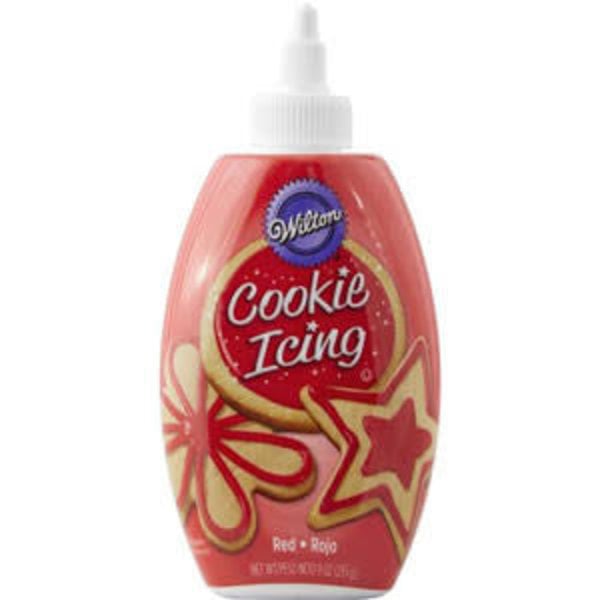 Glaçage rouge pour biscuits 9 oz de Wilton