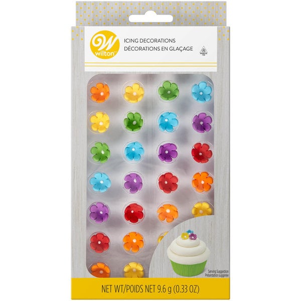 Wilton Icing Decoration Rainbow Flowers