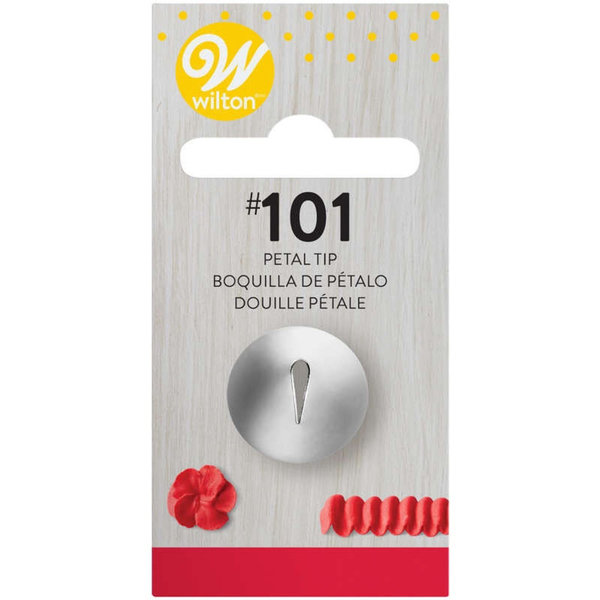 Wilton Cake Icing Tip #101, Petal