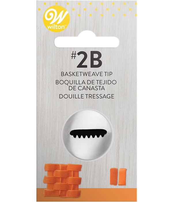 Wilton Wilton Cake Icing Tip #2B, Basketweave