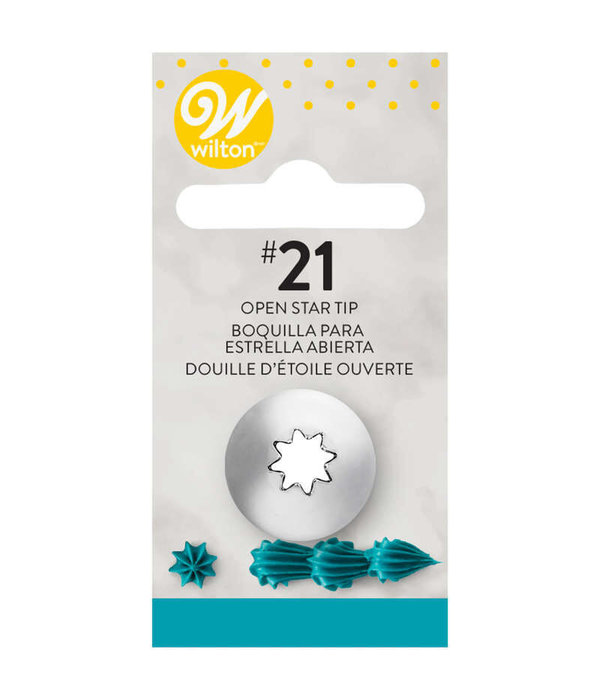 Wilton Wilton Cake Icing Tip #21, Open Star