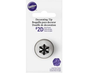 Set de douilles en inox : cannelée étoile #1M, fleur #2D et ronde #2A -  Wilton