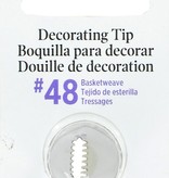 Wilton Wilton Cake Icing Tip #48, Basketweave