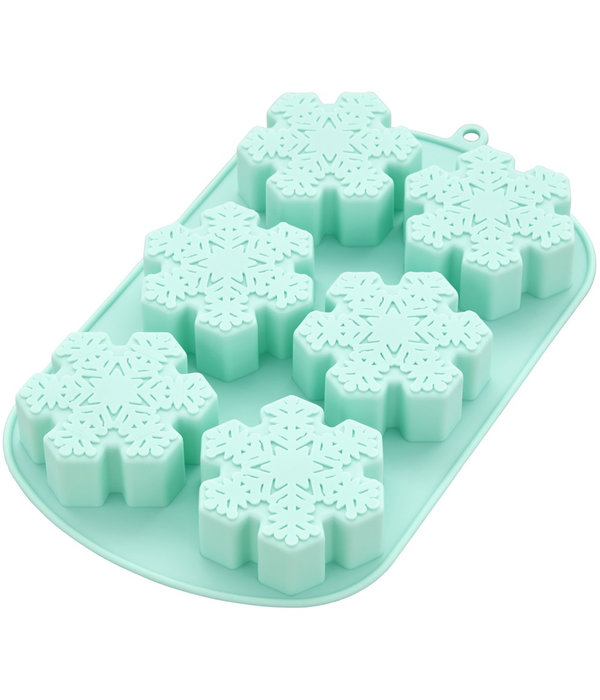 Wilton Wilton Silicone Bakeware, 6 Cavity Snowflake Treat Mold