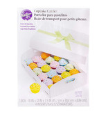 Wilton Wilton Folding Tray Cupcake Carrier Box White 24 cupcakes