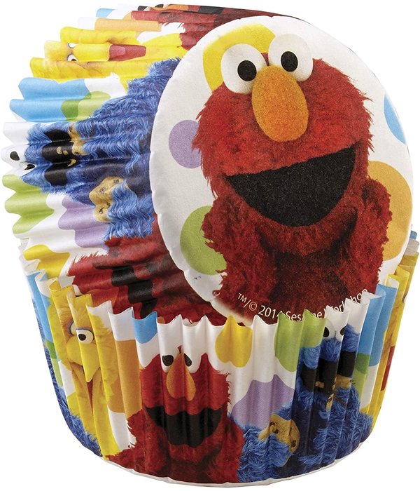 Wilton Wilton Cupcake Liners, Sesame Street, pack of 50