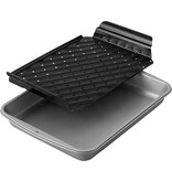 Wilton Wilton Recipe Right Non-Stick Large Broiler Pan Set, 11x14"