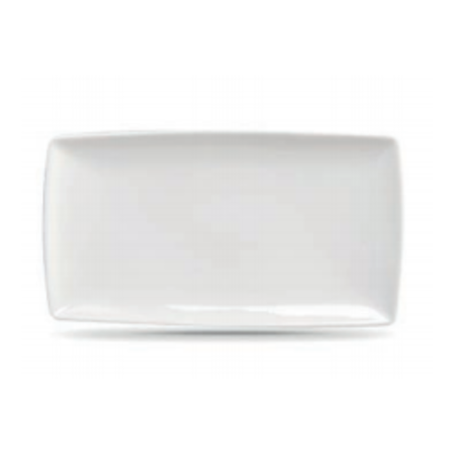 Vitrex Crown 14x10.5" Rectangular White Plate
