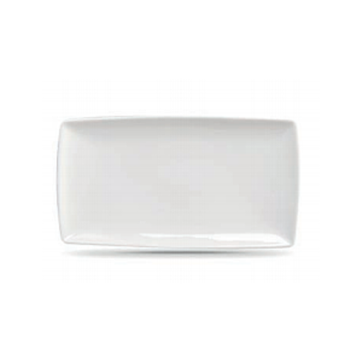 Vitrex Crown 9.5x5.25" Rectangular White Plate