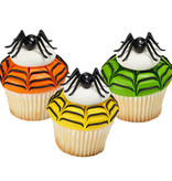 Vincent Sélection Vincent Sélection Cupcake Topper "Small Spiders 3D"