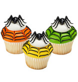 Vincent Sélection Vincent Sélection Cupcake Topper "Small Spiders 3D"