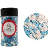Vincent Sélection Vincent Sélection Natural Quins - Snowflake White/Blue 45g