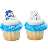 Vincent Sélection Cupcake Topper "Snowman"