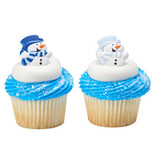 Bague à Cupcake "Bonhomme de neige" de Vincent Sélection