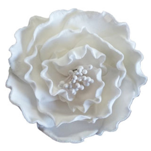 Vincent Sélection Gumpaste flowers - White Rose 3"