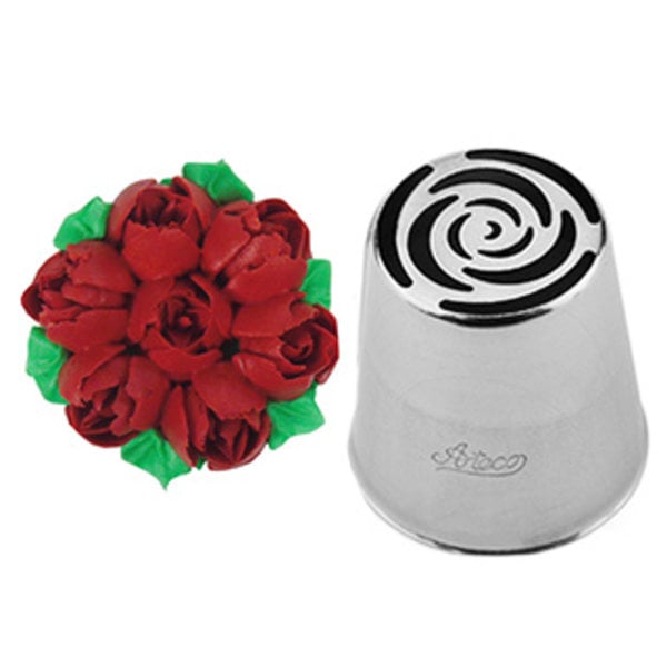 Vincent Sélection Russian Icing Tip #243, Roses Button