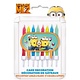 Despicable Me cake candles