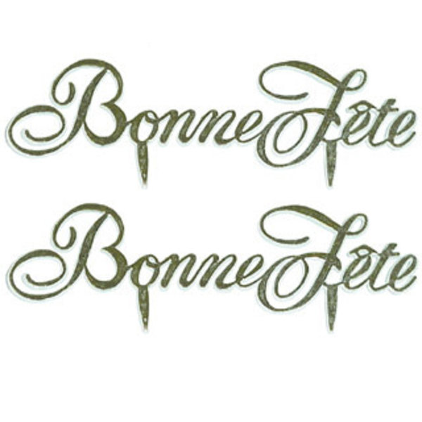 Vincent Sélection Cupcake Topper "Bonne Fête"