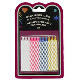 Vincent Sélection Chandelles d'anniversaire Twist, pack de 24, de Vincent Sélection