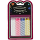 Chandelles d'anniversaire Twist, pack de 24, de Vincent Sélection