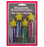 Vincent Sélection Vincent Sélection Twisted Birthday Candles with Yellow Star