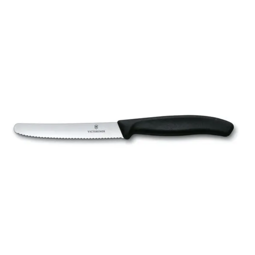 Victorinox Victorinox 11 cm Swiss Classic Tomato and Table Knife - Black Handle