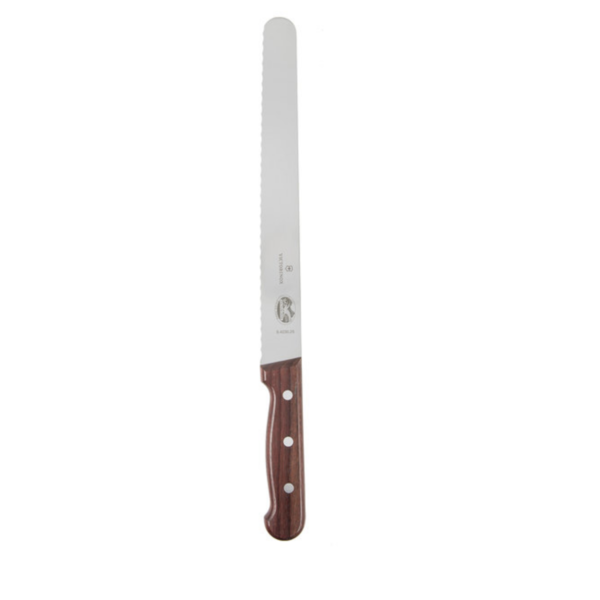 Victorinox 10" Serrated Edge Slicing/Carving Knife with Rosewood Handle