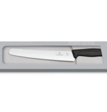 Victorinox Victorinox Swiss Classic Bread and Pastry Knife 22cm - Black Handle