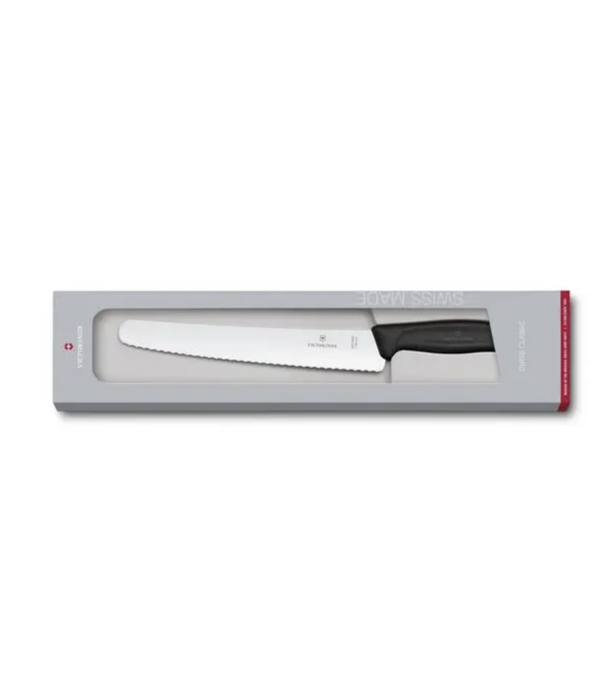 Victorinox Victorinox Swiss Classic Bread and Pastry Knife 22cm - Black Handle