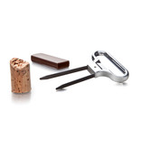 Vacu Vin Two Stainless Steel Cork Puller For Brittle/Damaged Corks