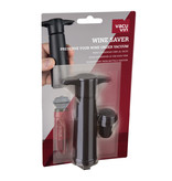 Vacu Vin Vacuum Wine Saver Pump with 1 Stopper, Black