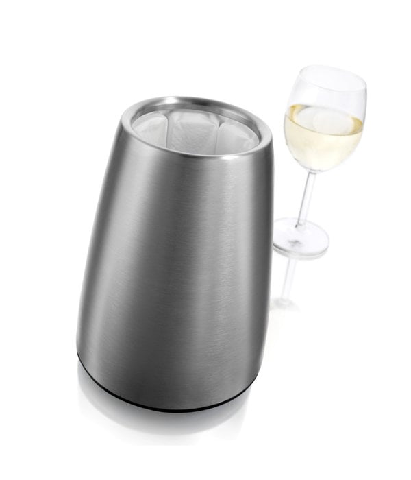 Vacu Vin Active Elegant Wine Cooler, Stainless Steel