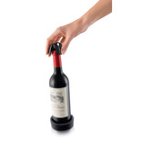 Coupe-capsules noir pour bouteilles de vin de Vacu Vin
