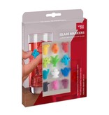 Vacu Vin Glass Markers, Set of 12 Assorted