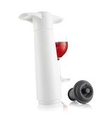 Vacu Vin Vacuum Wine Saver Pump with 1 Stopper, White