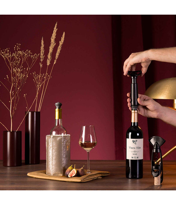 Pompe à vin blanche avec bouchon de Vacu Vin - Ares Accessoires de