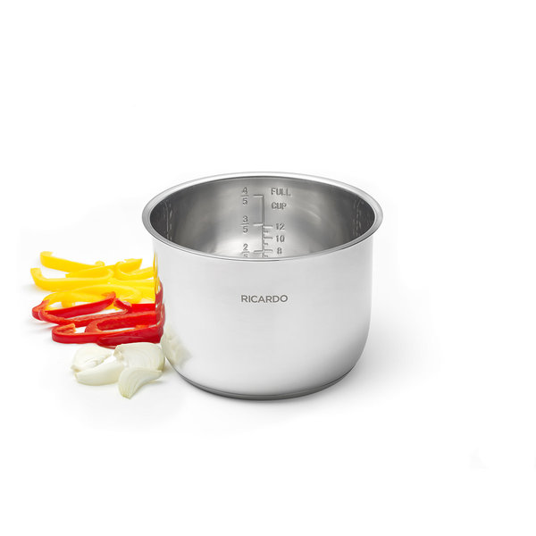 Ricardo Stainless steel cooking pot for electric autoclave