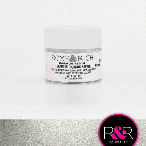 Poudre lustrées  hybrides  de Roxy & Rich - Blanc Satiné