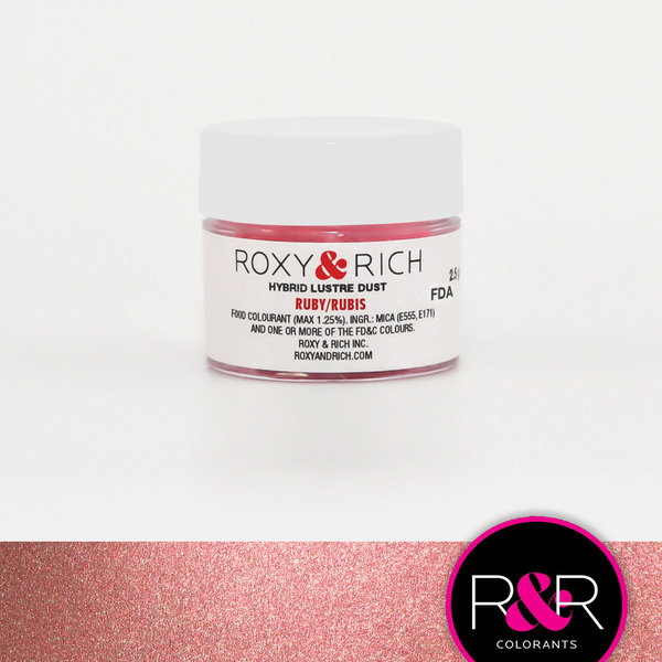 Poudre lustrées hybrides de Roxy & Rich - Rubis