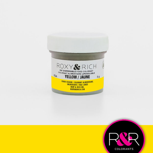 Colorants alimentaires liposolubles de Roxy & Rich - Jaune