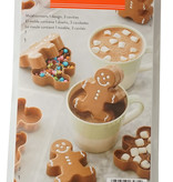 Wilton Wilton 3 Cavity, Gingerbread Boy Hot Cocoa Bomb Candy Mold