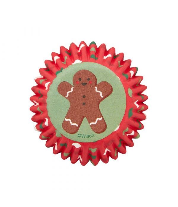 Wilton Wilton "Gingerbread Man" Mini Baking Cups, pack of 50