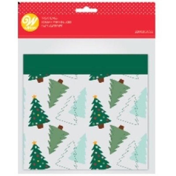 Wilton "Christmas Trees" Reseable Candy Bag, pack of 20