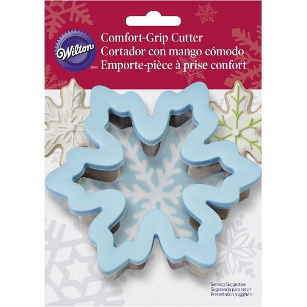 Wilton Blue Snowflake Comfort Grip Holiday Cookie Cutter
